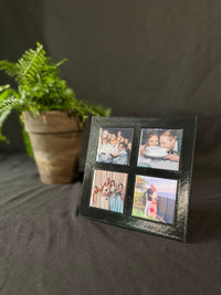 2" × 2" Square Photo Magnet Frame Black or White